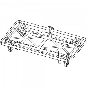 d&b audiotechnik E7490 GSL8/GSL12 Quad Touring cart d&b audiotechnik E7490 GSL8/GSL12 Quad Touring cart